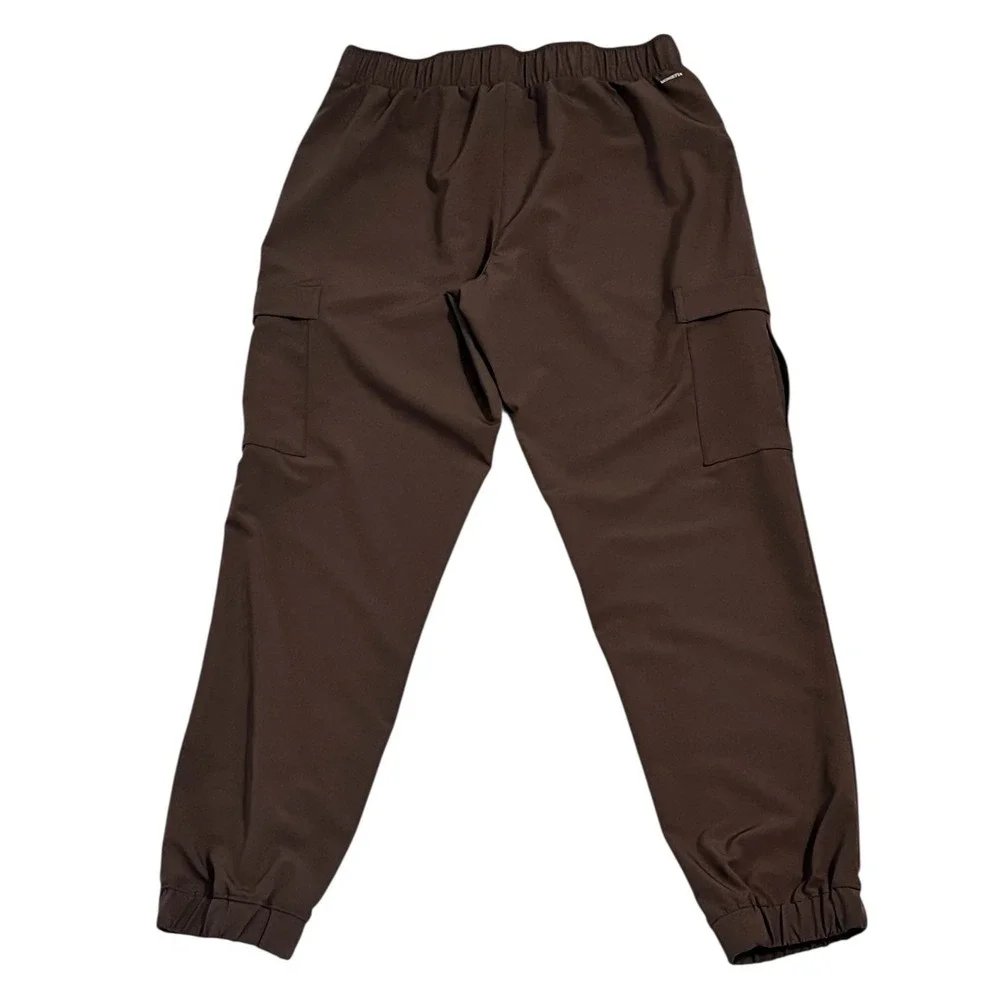 Mondetta Brown Cargo Jogger Pants Utility Athleisure Women’s M